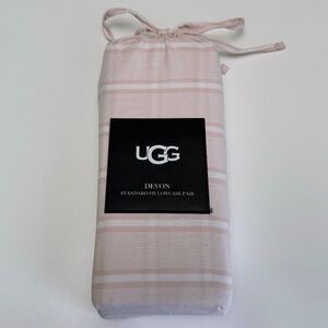 UGG Devon Standard Pillowcase Pair - Blush Sunset Stripe